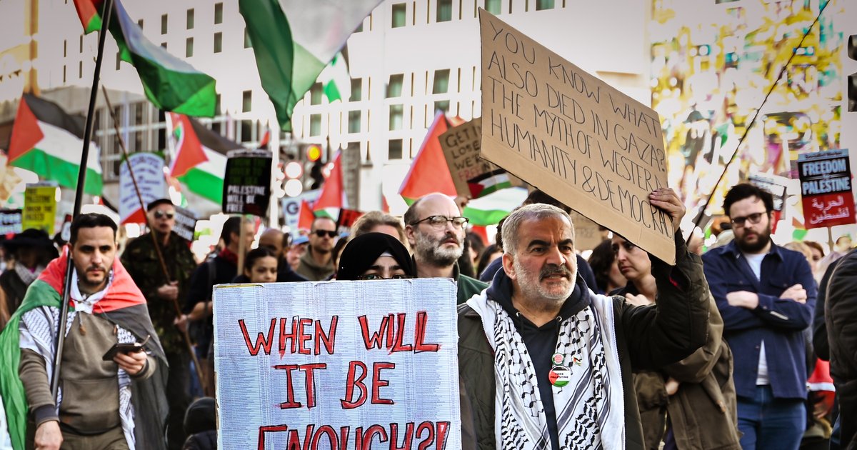 Palestine protests in London Marc.e4ab8b38.fill 1200x630 1 I Le Jeune Indépendant عربي